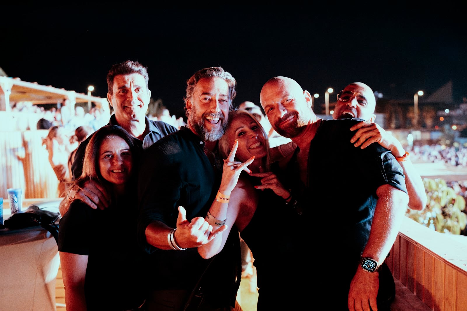 Guests enjoying a live event at Málaga Forum with nightlife and festival atmosphere
